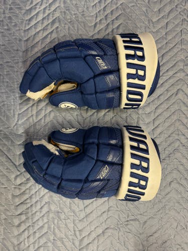 Used Warrior Covert QR1 Pro Gloves 14" Pro Stock. Matt Martin Toronto