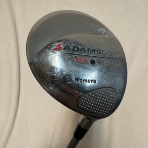 Women's Adams GT Tight Lies Right Handed Fairway Wood Ladies Flex 3 Wood Graphite Shaft (Used)