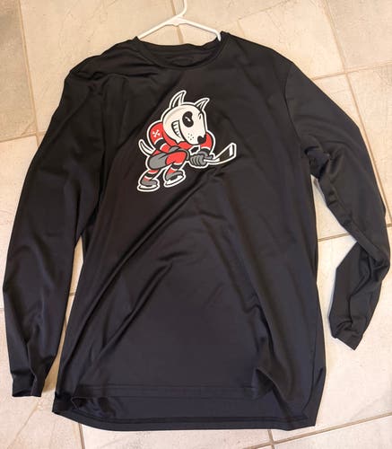 Niagara Ice Dogs OHL Player-Issued Long Sleeve Training Shirt – Size XL