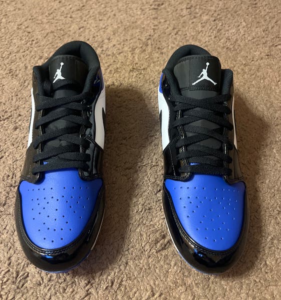 NEW Nike Air Jordan 1 Low TD Football Cleats Royal Toe Size  display picture 3