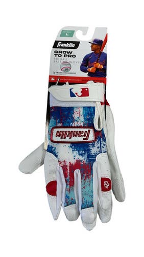 New Franklin Grow to Pro Batting Gloves- Teeball Large 11859-FRA025725581849