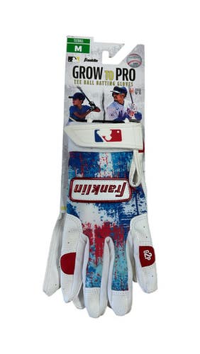 New Franklin Grow to Pro Batting Gloves-Teeball Medium 11859-FRA025725581832