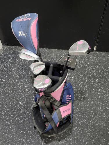 Used Top Flite XLJ GIRLS SET Jr Package Set RH Pink 7 Piece 11849-S000039389