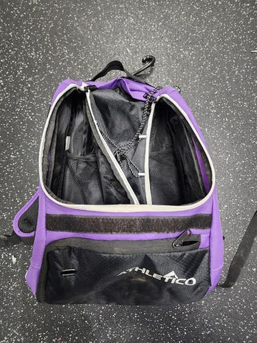 Used ATHLETICO PLAYER BAG BB/SB Player Backpack Purple 11849-S000039394