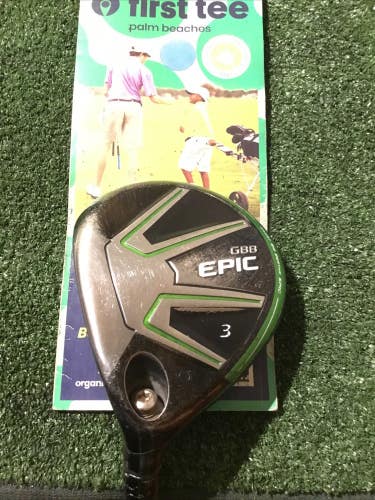 Callaway Left Handed GBB Epic 15* 3 Wood Regular Diamana M+50 Graphite Shaft 43