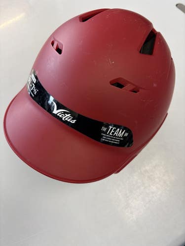 Used Victus JUNIOR BH Batting Helmet No Mask Red One Size 11860-S000308401