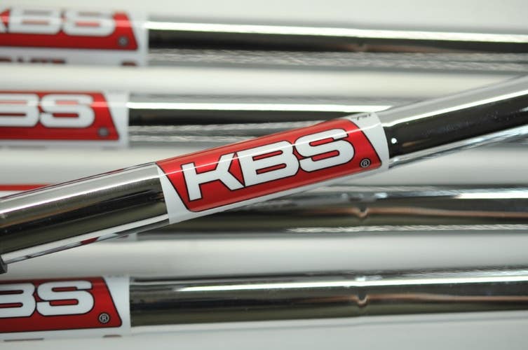 KBS Tour Lite Regular Flex Irons Shaft Set 34.25"-36" Steel Set of 5  #187742