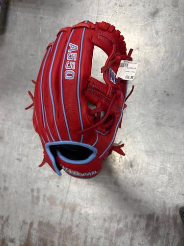 Used Wilson A550 BB/SB Glove RH Throw Red 11 1/2" 11337-S000485480