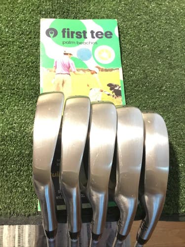 Stix Golf Irons Set (6-PW-SW, No 8 Iron) Stiff Steel Shafts *VGC*
