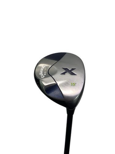 Used Callaway X 15 DEG 3 WOOD Mens Fairway Wood RH 3 Wood 11347-S000268421