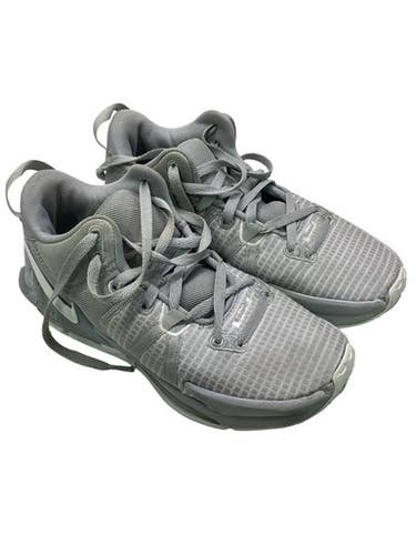 Used Nike LEBRON JAMES WITNESS VII Basketball Shoes W Grey Senior 7.5 11347-S000268414