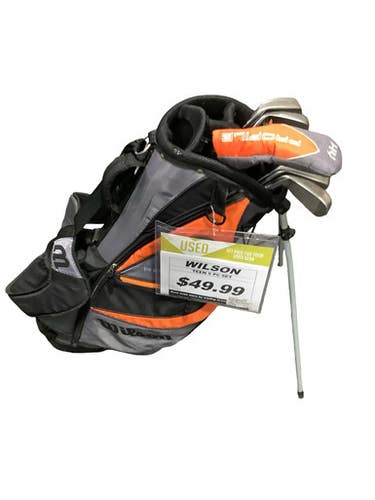 Used Wilson PROFILE 5 PC SET Teen Package Set RH Orange 5 Piece 11347-S000268407