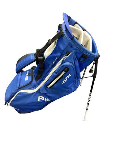 Used Ping HOOFER 5 WAY STAND BAG Mens Stand Bag Royal Blue 11347-S000268405