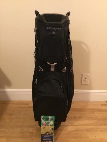 Sun Mountain Sync Cart Golf Bag with 15-way Dividers & Rain Cover *VGC*