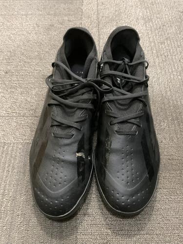 Used Adidas CRAZYFAST Soccer Indoor Shoes Black Senior 11 11614-S000235801