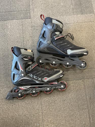 Used Rollerblade SPIRIT BLADE Senior Rec Fitness Skates Red Senior 13 11614-S000235758