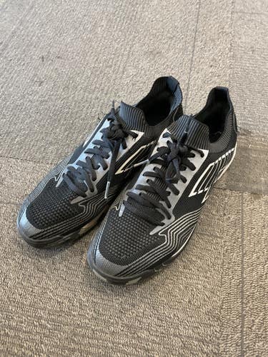 Used Lotto Soccer Indoor Shoes Black Senior 7.5 11614-S000235756