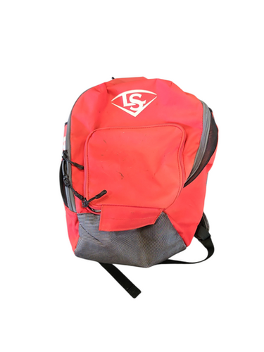 Used Louisville Slugger RED BAG BB/SB Player Carry Bag Red 11850-S000024301