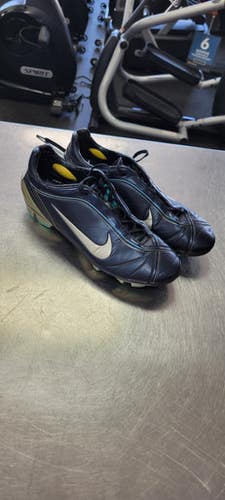 Used Nike First2 Pro FG Football Soccer Boots Cleats Blue Rare 2007 Senior 10 11497-S000157483