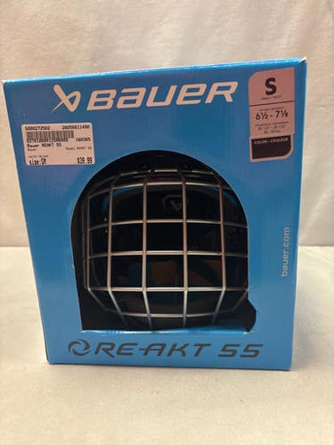 Used Bauer REAKT 55 Helmet Cage Combo Black SM 11490-S000272502