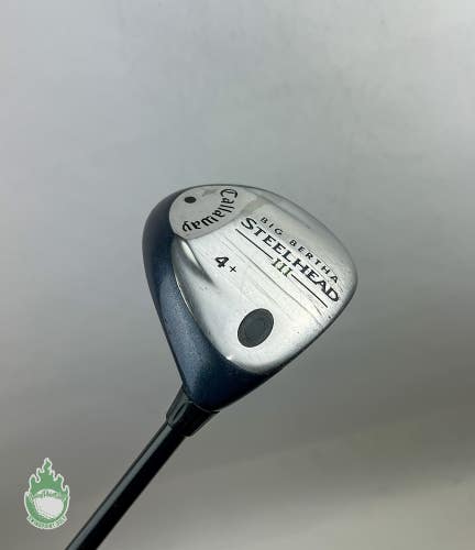 Used Callaway Big Bertha Steelhead III Fairway 4+ Wood Strong Graphite Golf