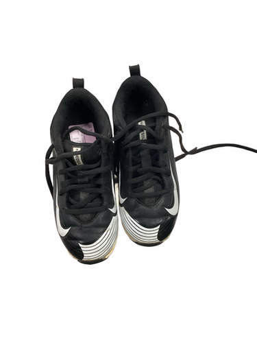 Used Nike VAPOR BASEBALL CLEATS BB/SB Cleats Black Youth 12.0 11613-S000181593