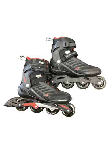 Used Rollerblade ZETRA BLADE Senior Rec Fitness Skates Black Senior 11 11613-S000181548
