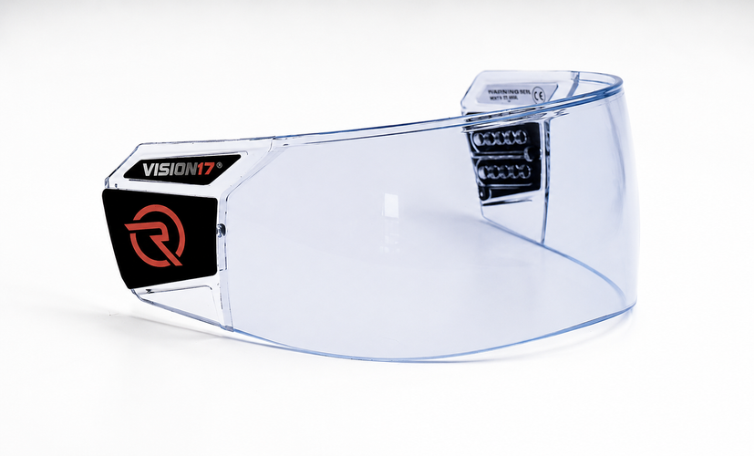 Hiro-7 PRO Visor (Carbon-Tint) MOD-Straight-cut (SHOT-LOCK and INVISIBLE-EDGE Tech)