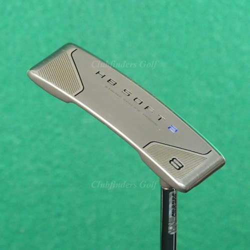Cleveland HB SOFT 2 #8 Milled 35" Slant-Neck Wide Blade Putter Golf Club w/ HC