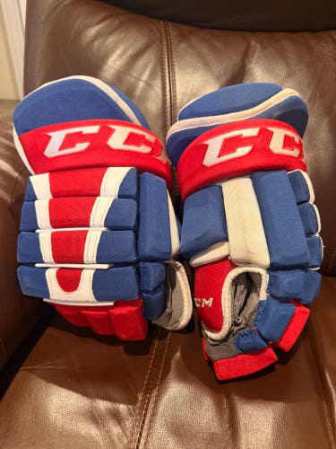 Montreal Canadiens CCM HG96 Gloves 14" (Used)