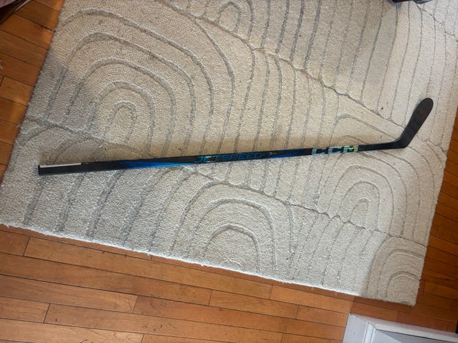 Senior CCM Ribcor Trigger 9 Pro Dressed as Blue Jet Speed Hand Hockey Stick P28 70 Flex Pro Stock