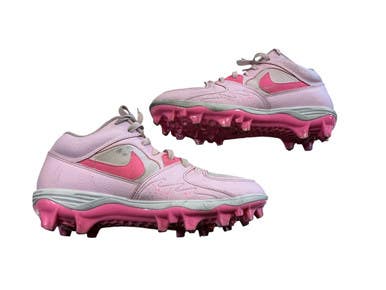 Used JORDAN Adult FB Cleats Pink Senior 9.5 11873-S000238760