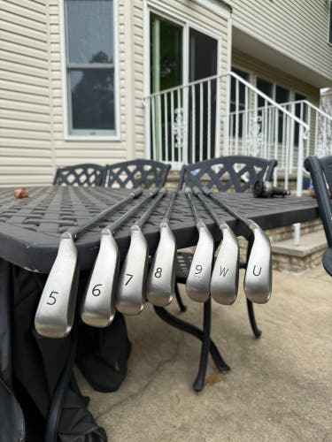 Ping G10 Iron Set 5-PW,UW White Dot AWT Regular STEEL Mens RH