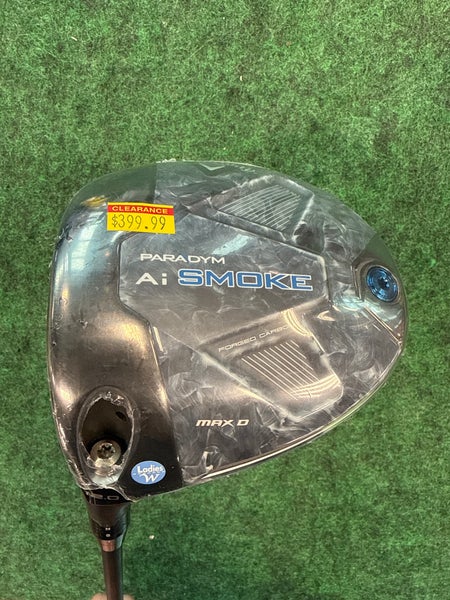 Women's Callaway Paradym Ai Smoke Max D 12° Driver LH (Ladies Flex) Cypher Forty 4.0 Shaft (New)