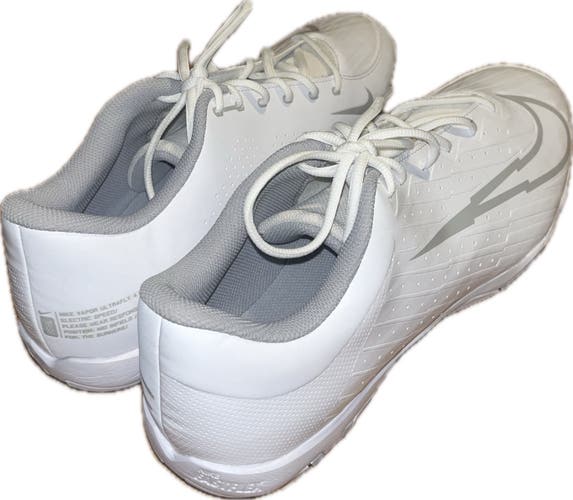 White Nike Vapor Ultrafly 4 Keystone Size 14