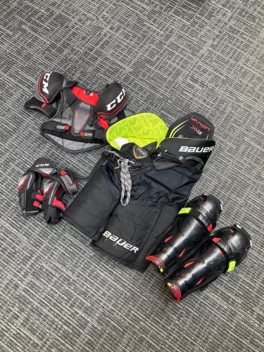 Junior Medium Mixed Brand Hockey Starter Kit