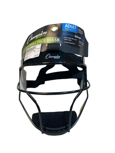 Used Champion Sports MASK BB/SB Fielders Mask Black MD 11706-S000376328