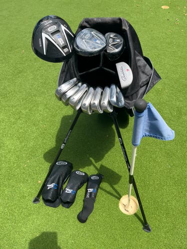 Basically NEW 2025 US Kids Golf TS5 Tour Series 63" Clubs Full Set 11 clubs bag headcovers putter