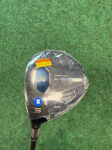 Callaway Paradym Ai Smoke Max 5 Wood LH (Regular) Tensei AV Series 65 Shaft (New)