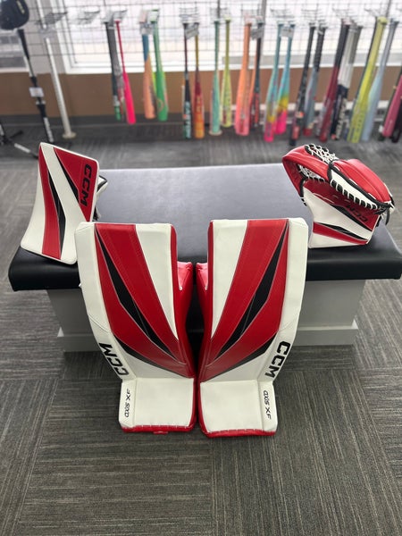 NEW CCM Axis XF Regular Goalie Full Set 34”