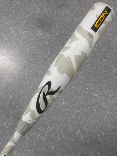 2025 Rawlings Icon Composite Bat USSSA Certified (-10) Composite 19 oz 29" (Used)