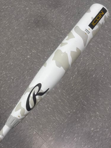 2025 Rawlings Icon Composite Bat USSSA Certified (-8) Composite 24 oz 32" (Used)