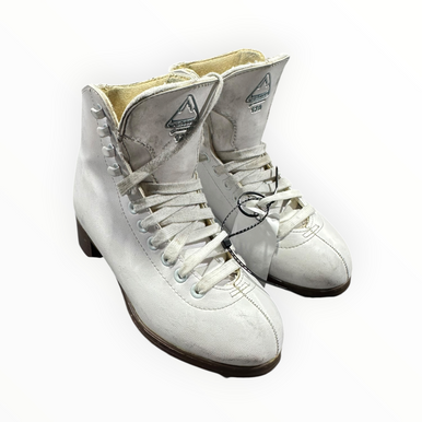 Used Jackson GLACIER Girls Softboot Skate White Junior 03 11375-S000377224