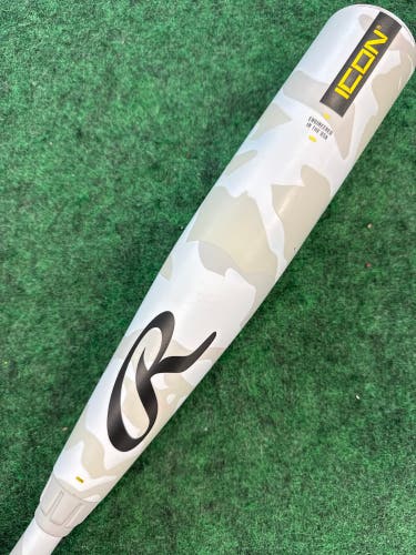 2025 Rawlings Icon Composite Bat USSSA Certified (-10) Composite 17 oz 27" (Used)