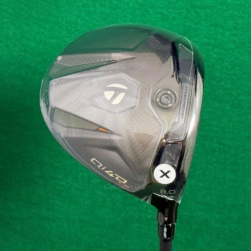 NEW TaylorMade Qi4D LS 8 Driver REAX Red HR50-X Graphite Extra Stiff w/ HC