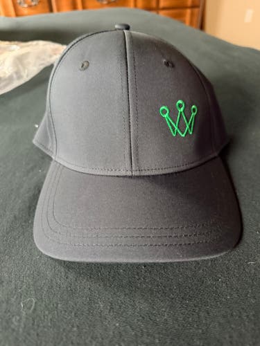 Black Adult Unisex One Size Fits All Kjus Hat (New)