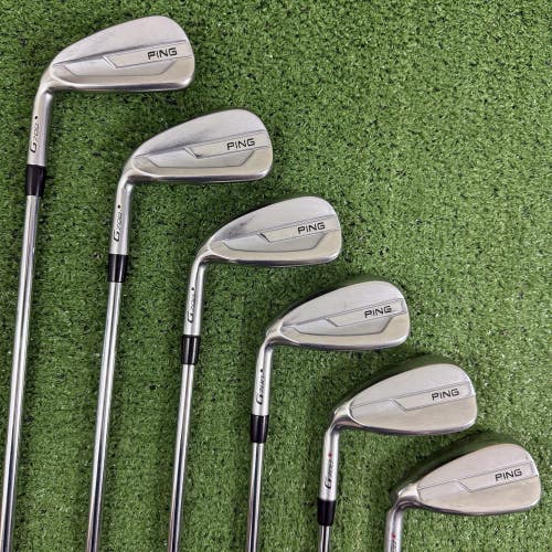 Ping G700 Iron Set 6-PW UW Black Dot AWT 2.0 Regular Flex Left Handed