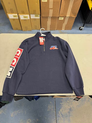 *NEW* CCM Olympic 1/4 Zip SR S