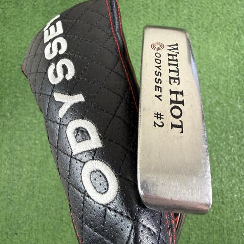 Odyssey White Hot 2 Blade Putter Right Handed With Headcover 34