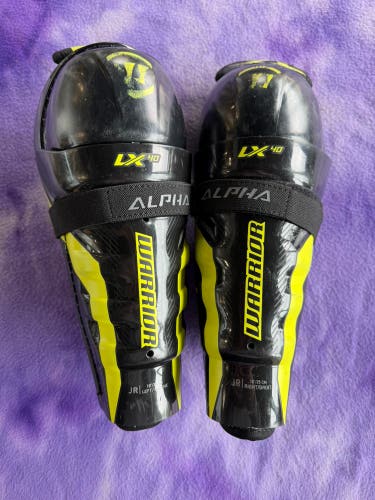 Junior Warrior Alpha LX 40 Shin Pads 10" (Used)